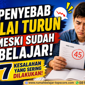 cover- artikel 22 Penyebab Nilai Turun Meski Sudah Belajar, Apa yang Salah
