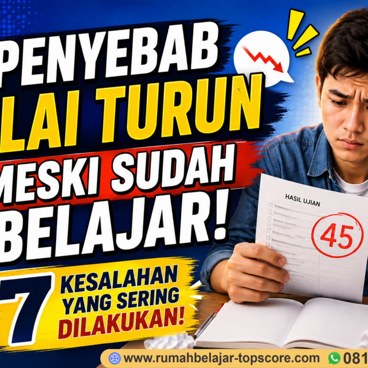 cover- artikel 22 Penyebab Nilai Turun Meski Sudah Belajar, Apa yang Salah